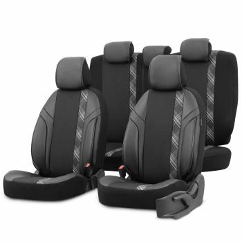 Auto Sitzbezug Set Universal Vorne und Hinten Komfortabel Komplett Set